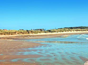 View Across Beadnell Bay Towards The Water's Edge